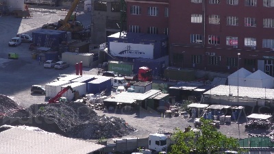 Scene from Genova, code e traffico sul nuovo ponte a causa dei curiosi
