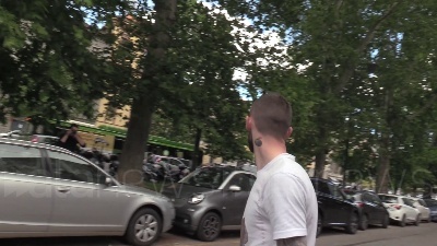 Scene from L'Inter festeggia lo scudetto in un locale a Milano