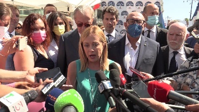 Scene from Mps, Meloni: "Vicenda vergognosa e da Terzo mondo"
