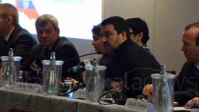 Scene from Salvini su Putin nel 2015: "Siamo a disposizione della Russia"