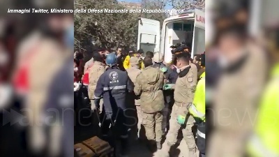 Scene from Terremoto in Turchia, bambina di 6 anni salvata dopo 178 ore