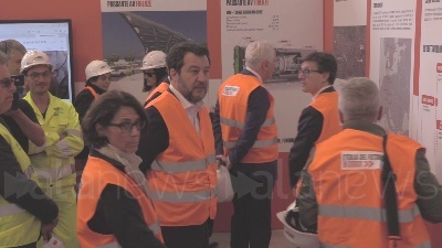 Scene from Stadi, Salvini: "E' mio impegno costruire impianti più moderni e più sicuri"