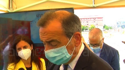 Scene from Milano, Sala: "Le Colonne di San Lorenzo sono un problema"