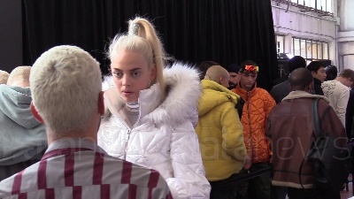 Scene from Milano Fashion Week, Byblos presenta linea ispirata all'aurora boreale