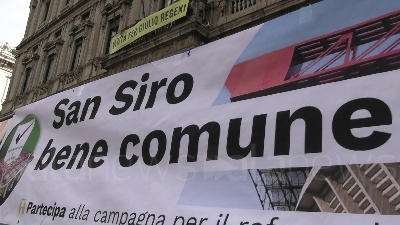 Scene from San Siro, al via raccolta firme per dire no al nuovo stadio e per salvaguardare il Meazza