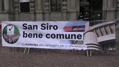 Scene from San Siro, al via raccolta firme per dire no al nuovo stadio e per salvaguardare il Meazza