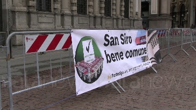 Scene from San Siro, al via raccolta firme per dire no al nuovo stadio e per salvaguardare il Meazza