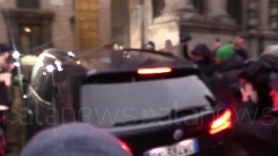 Scene from Stadio Milano, l'arrivo di Gerry Cardinale e Giorgio Furlani a Palazzo Marino