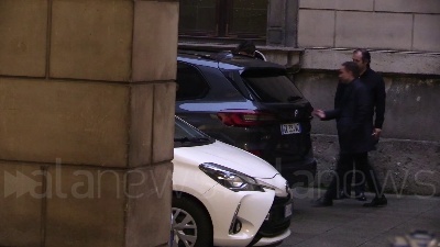 Scene from Stadio Milano, l'arrivo di Gerry Cardinale e Giorgio Furlani a Palazzo Marino