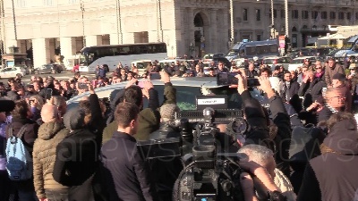 Scene from Mihajlovic, in tanti per l'ultimo saluto all'allenatore ed ex giocatore serbo