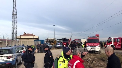 Scene from Lodi, deraglia Frecciarossa: due morti