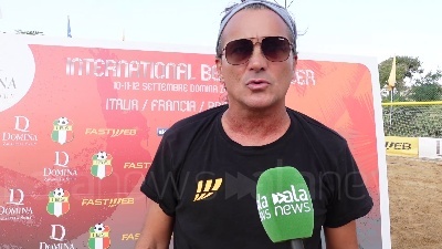 Scene from Beach soccer, la tappa International in Sicilia va alla Francia