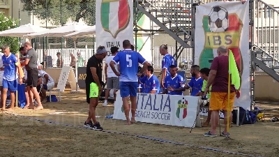 Scene from Beach soccer, la tappa International in Sicilia va alla Francia