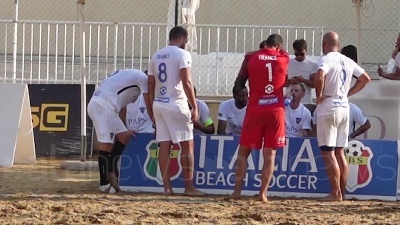 Scene from Beach soccer, la tappa International in Sicilia va alla Francia