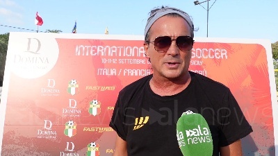 Scene from Beach soccer, la tappa International in Sicilia va alla Francia