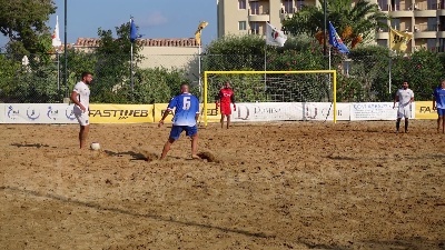 Scene from Beach soccer, la tappa International in Sicilia va alla Francia
