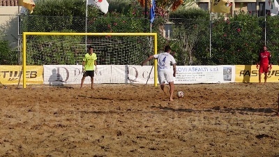 Scene from Beach soccer, la tappa International in Sicilia va alla Francia
