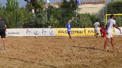 Scene from Beach soccer, la tappa International in Sicilia va alla Francia