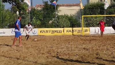 Scene from Beach soccer, la tappa International in Sicilia va alla Francia