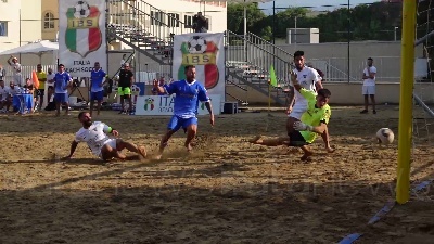Scene from Beach soccer, la tappa International in Sicilia va alla Francia
