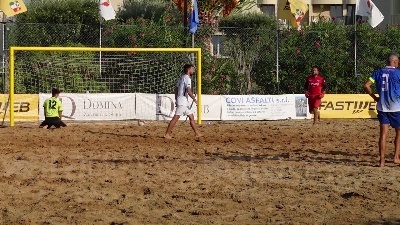 Scene from Beach soccer, la tappa International in Sicilia va alla Francia