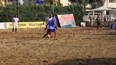 Scene from Beach soccer, la tappa International in Sicilia va alla Francia