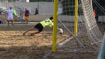 Scene from Beach soccer, la tappa International in Sicilia va alla Francia