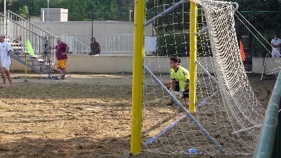Scene from Beach soccer, la tappa International in Sicilia va alla Francia