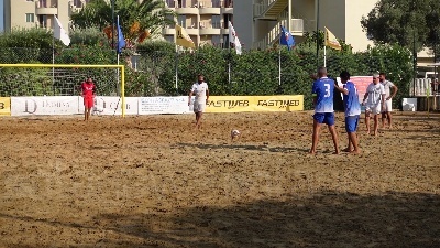 Scene from Beach soccer, la tappa International in Sicilia va alla Francia