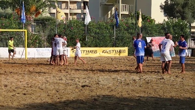 Scene from Beach soccer, la tappa International in Sicilia va alla Francia