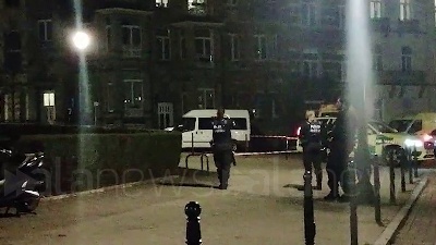 Scene from Operazione polizia a Bruxelles, si cercano sospetti armati