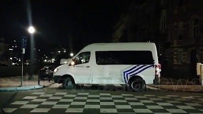 Scene from Operazione polizia a Bruxelles, si cercano sospetti armati