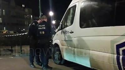 Scene from Operazione polizia a Bruxelles, si cercano sospetti armati