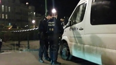 Scene from Operazione polizia a Bruxelles, si cercano sospetti armati