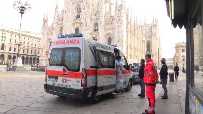 Scene from Lockdown a Milano, la città torna deserta
