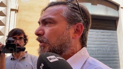 Scene from Crisi governo, Ricciardi (M5s): "Mai parlato di campo largo con PD, io parlo di temi"
