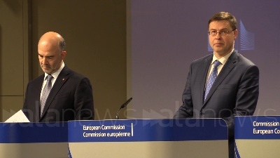 Scene from Legge bilancio, Dombrovskis: "Evitiamo procedura"