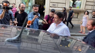 Scene from M5s, Conte arriva nella sede del Movimento per partecipare al Consiglio nazionale