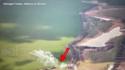 Scene from Ucraina, abbattuti due elicotteri russi dalle forze ucraine con missili Stinger