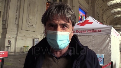Scene from Milano, partito il primo treno 'Covid-free' per Roma: "Viaggiamo in sicurezza"