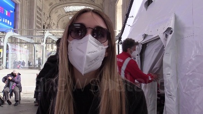 Scene from Milano, partito il primo treno 'Covid-free' per Roma: "Viaggiamo in sicurezza"