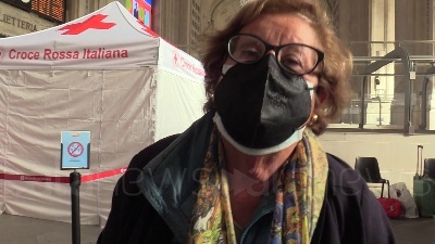Scene from Milano, partito il primo treno 'Covid-free' per Roma: "Viaggiamo in sicurezza"