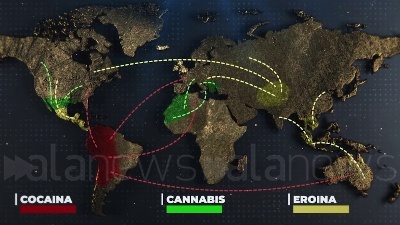 Scene from Antidroga, sequestrate 91 tonnellate di stupefacenti nel 2021