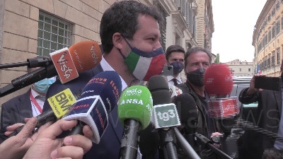 Scene from Copasir, Salvini: "Siamo pronti a dimetterci, ma tutti devono fare un passo indietro"