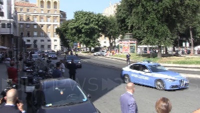 Scene from Mattarella arriva al Csm