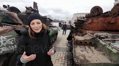 Scene from Ucraina, per le strade e le piazze di Kiev a un anno dallo scoppio della guerra - FOOTAGE
