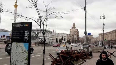 Scene from Ucraina, per le strade e le piazze di Kiev a un anno dallo scoppio della guerra - FOOTAGE