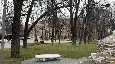 Scene from Ucraina, per le strade e le piazze di Kiev a un anno dallo scoppio della guerra - FOOTAGE