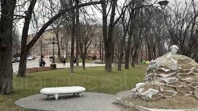 Scene from Ucraina, per le strade e le piazze di Kiev a un anno dallo scoppio della guerra - FOOTAGE