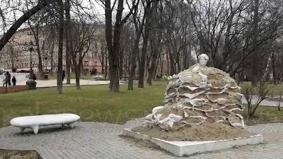 Scene from Ucraina, per le strade e le piazze di Kiev a un anno dallo scoppio della guerra - FOOTAGE